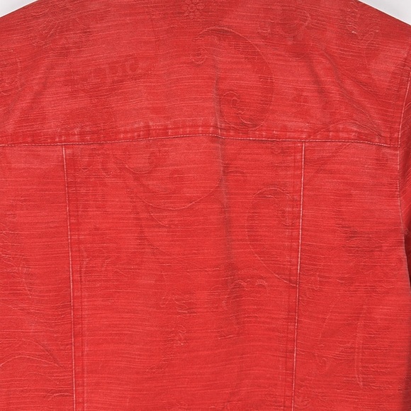 VINTAGE Peck & Peck Ted Paisley Western Studded Jacket Size 6 - Picture 4 of 5